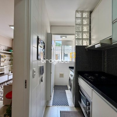 Apartamento com 58m², 2 quartos (sendo 1 suíte), 1 garagem, no bairro Saco dos Limões em Florianópolis