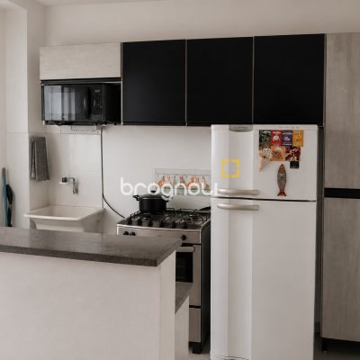 Apartamento com 47m², 2 quartos, 1 garagem, no bairro Forquilhas em São José