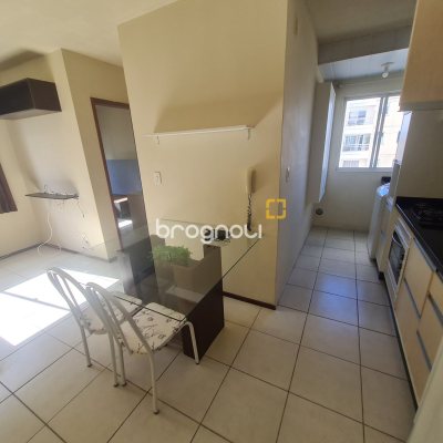 Apartamento com 46m², 2 quartos, 1 garagem, no bairro Barra do Aririú em Palhoça