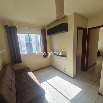 Apartamento com 46m², 2 quartos, 1 garagem, no bairro Barra do Aririú em Palhoça