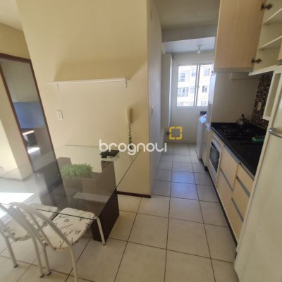 Apartamento com 46m², 2 quartos, 1 garagem, no bairro Barra do Aririú em Palhoça