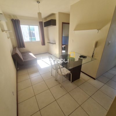 Apartamento com 46m², 2 quartos, 1 garagem, no bairro Barra do Aririú em Palhoça