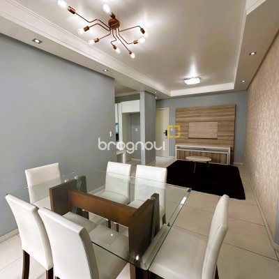 Apartamento com 88m², 3 quartos (sendo 1 suíte), 2 garagens, no bairro Pagani em Palhoça