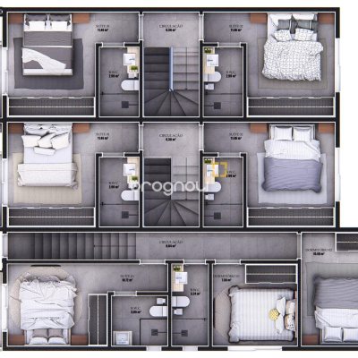Casa com 90m², 2 quartos (sendo 2 suítes), 2 garagens, no bairro São João do Rio Vermelho em Florianópolis