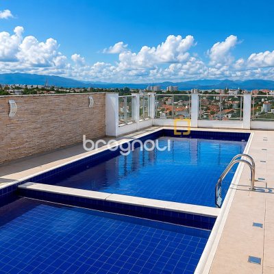 Apartamento com 56m², 2 quartos, 1 garagem, no bairro Areias em São José