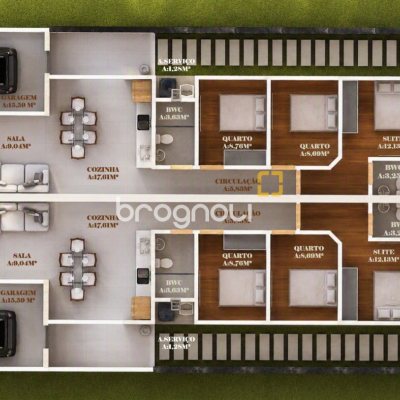 Casa com 90m², 3 quartos (sendo 1 suíte), 1 garagem, no bairro São João do Rio Vermelho em Florianópolis
