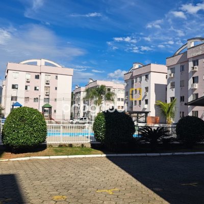 Apartamento, 2 quartos, 1 garagem, no bairro Aririú em Palhoça