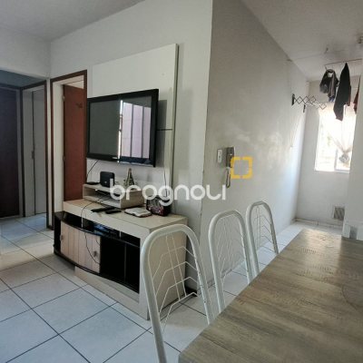 Apartamento, 2 quartos, 1 garagem, no bairro Aririú em Palhoça