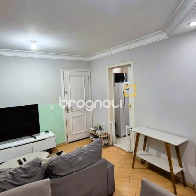 Apartamento com 51m², 2 quartos, 1 garagem, no bairro Ipiranga em São José