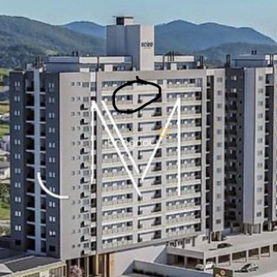 Apartamento com 48m², 2 quartos, 1 garagem, no bairro Passa Vinte em Palhoça