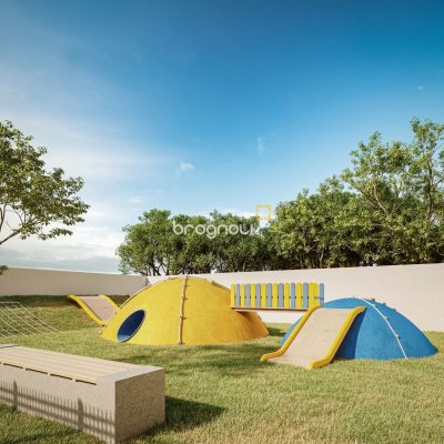 Apartamento com 48m², 2 quartos, 1 garagem, no bairro Passa Vinte em Palhoça