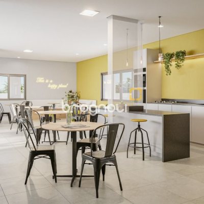 Apartamento com 48m², 2 quartos, 1 garagem, no bairro Passa Vinte em Palhoça