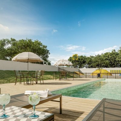 Apartamento com 48m², 2 quartos, 1 garagem, no bairro Passa Vinte em Palhoça