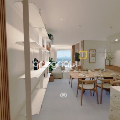 Apartamento com 91m², 2 quartos (sendo 2 suítes), 2 garagens, no bairro Campinas em São José