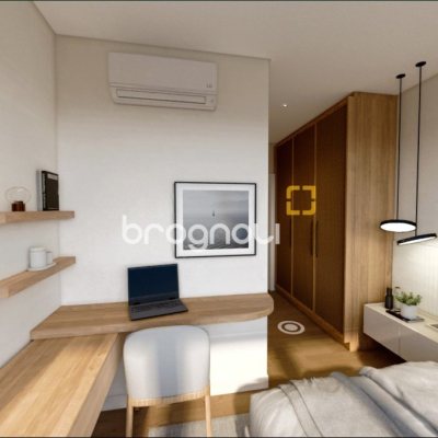 Apartamento com 91m², 2 quartos (sendo 2 suítes), 2 garagens, no bairro Campinas em São José