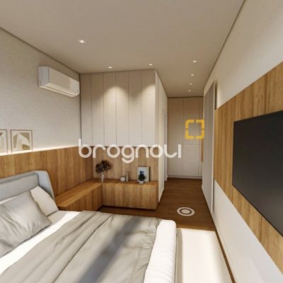 Apartamento com 91m², 2 quartos (sendo 2 suítes), 2 garagens, no bairro Campinas em São José