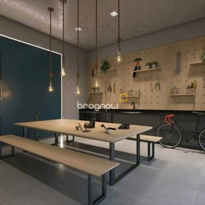 Studio com 36m², 1 garagem, no bairro Roçado em São José