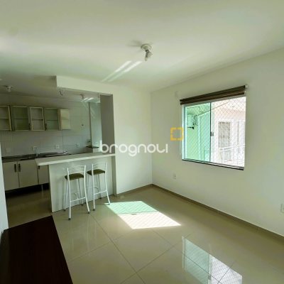 Apartamento com 59m², 2 quartos (sendo 1 suíte), 1 garagem, no bairro Nova Palhoça em Palhoça