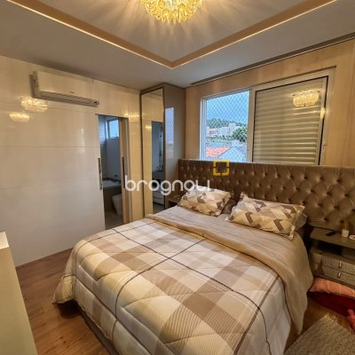Apartamento com 91m², 2 quartos (sendo 1 suíte), 1 garagem, no bairro Nossa Senhora do Rosário em São José