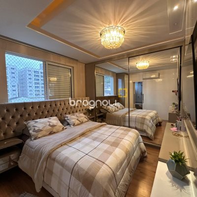 Apartamento com 91m², 2 quartos (sendo 1 suíte), 1 garagem, no bairro Nossa Senhora do Rosário em São José