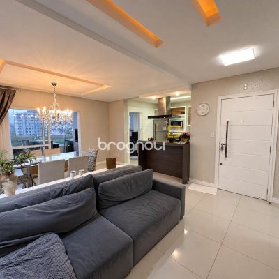 Apartamento com 91m², 2 quartos (sendo 1 suíte), 1 garagem, no bairro Nossa Senhora do Rosário em São José