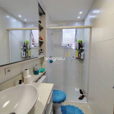Apartamento com 52m², 2 quartos, 1 garagem, no bairro Vargem Pequena em Florianópolis