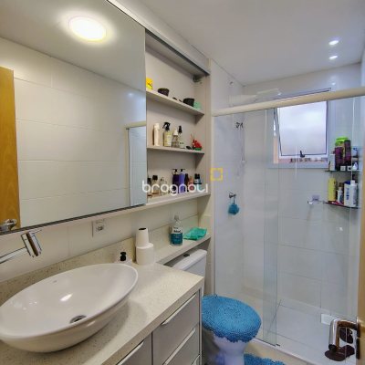 Apartamento com 52m², 2 quartos, 1 garagem, no bairro Vargem Pequena em Florianópolis