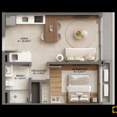Empreendimento, no bairro Campeche em Florianópolis