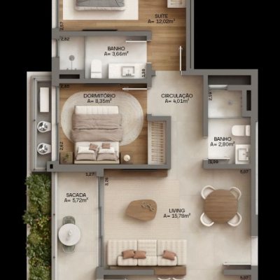 Empreendimento, no bairro Campeche em Florianópolis