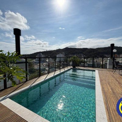 Apartamento com 38m², 1 quarto, 1 garagem, no bairro Saco dos Limões em Florianópolis