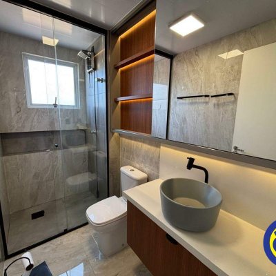 Apartamento com 72m², 2 quartos, 2 garagens, no bairro Praia Comprida em São José