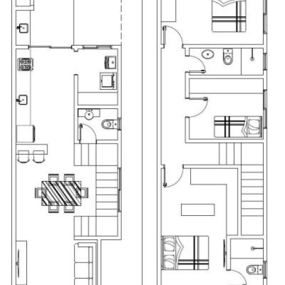 Sobrado Residencial com 110m², 3 quartos (sendo 1 suíte), 2 garagens, no bairro Sertão Do Maruim em São José