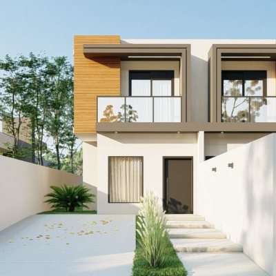 Sobrado Residencial com 110m², 3 quartos, 1 suíte, 2 garagens, no bairro Sertão Do Maruim em São José