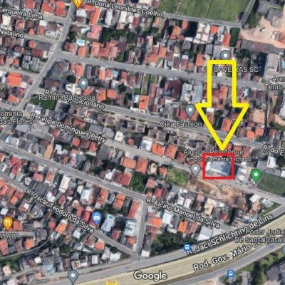 Terreno Comercial/Residencial com 720m², no bairro Praia Comprida em São José