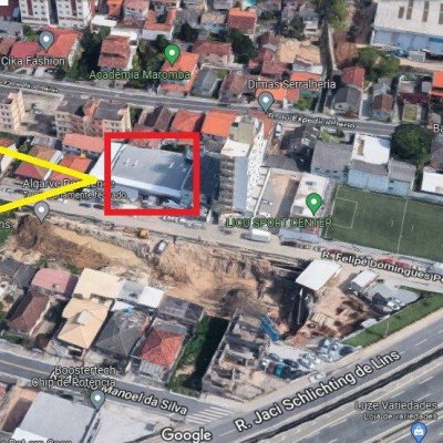 Terreno Comercial/Residencial com 720m², no bairro Praia Comprida em São José