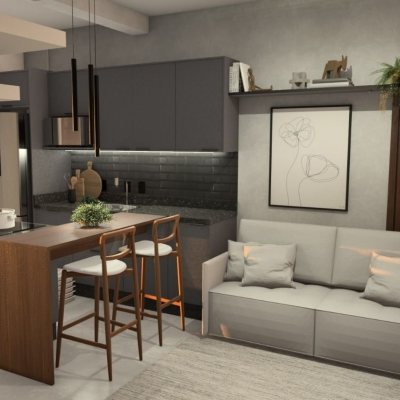 Loft com 42m², 1 quarto (sendo 1 suíte), 1 garagem, no bairro Novo Campeche em Florianópolis
