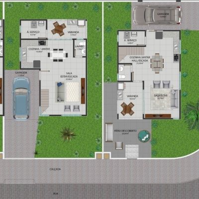 Casa Residencial com 122m², 3 quartos, 1 suíte, 2 garagens, no bairro Pântano Do Sul em Florianópolis