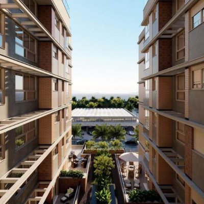 Apartamentos com 42m², 1 quarto, 1 garagem, no bairro Estreito em Florianópolis