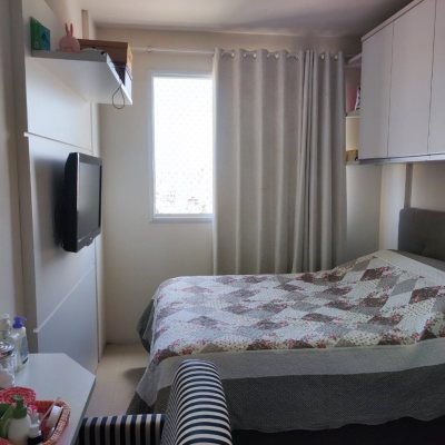 Apartamentos com 61m², 2 quartos, 1 garagem, no bairro Barreiros em São José