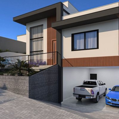 Casa Residencial com 300m², 3 quartos, 2 suítes, 2 garagens, no bairro Pedra Branca em Palhoça