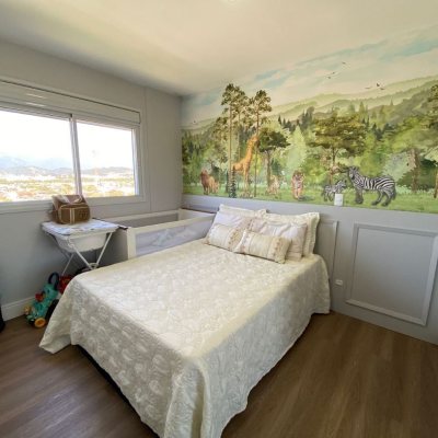 Apartamentos com 108m², 3 quartos, 1 suíte, 2 garagens, no bairro Pagani em Palhoça