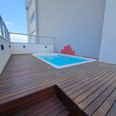 Apartamentos com 61m², 2 quartos, 1 suíte, 2 garagens, no bairro Pedra Branca em Palhoça