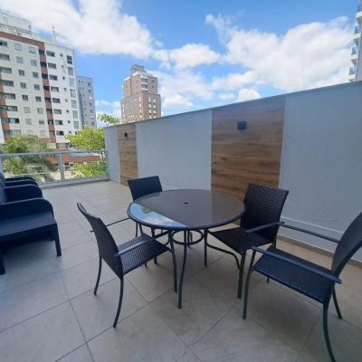 Apartamentos com 61m², 2 quartos, 1 suíte, 2 garagens, no bairro Pedra Branca em Palhoça