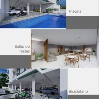 Apartamentos com 66m², 2 quartos, 1 suíte, 1 garagem, no bairro Cachoeira Do Bom Jesus em Florianópolis