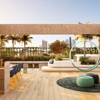 Apartamentos com 55m², 1 quarto, 1 garagem, no bairro Centro em Florianópolis