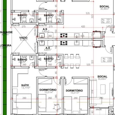 Apartamentos com 105m², 3 quartos, 1 suíte, 2 garagens, no bairro Campeche em Florianópolis