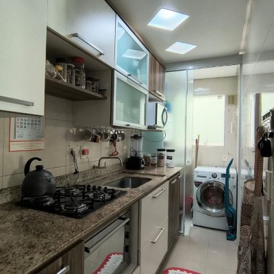Apartamentos com 63m², 2 quartos, 1 suíte, 1 garagem, no bairro Pagani em Palhoça