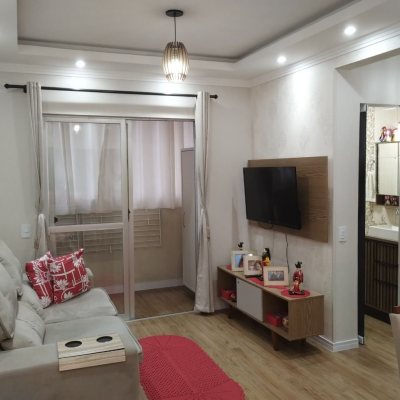 Apartamentos com 56m², 2 quartos, 1 garagem, no bairro Areias em São José