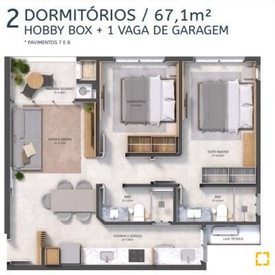 Apartamentos com 66m², 2 quartos, 1 suíte, 1 garagem, no bairro Saco Dos Limões em Florianópolis