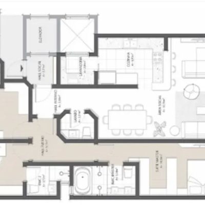 Apartamentos com 133m², 3 quartos, 3 suítes, 2 garagens, no bairro João Paulo em Florianópolis